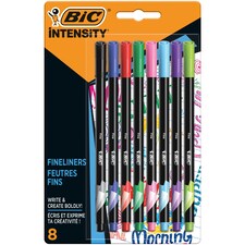 Bic Intensity Fineliners Asstd 8 Pack