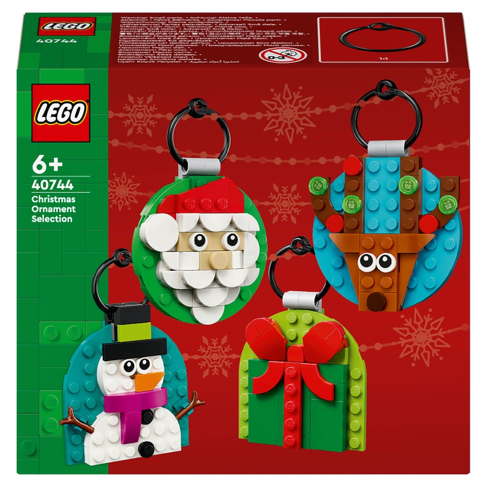 image 1 of LEGO Iconic 40744 Christmas Ornament Selection