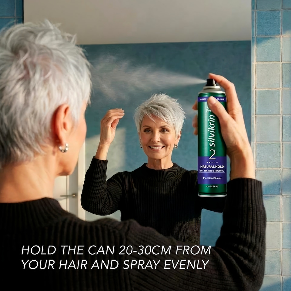 image 1 of Silvikrin Natural Hold Hair Spray 250Ml