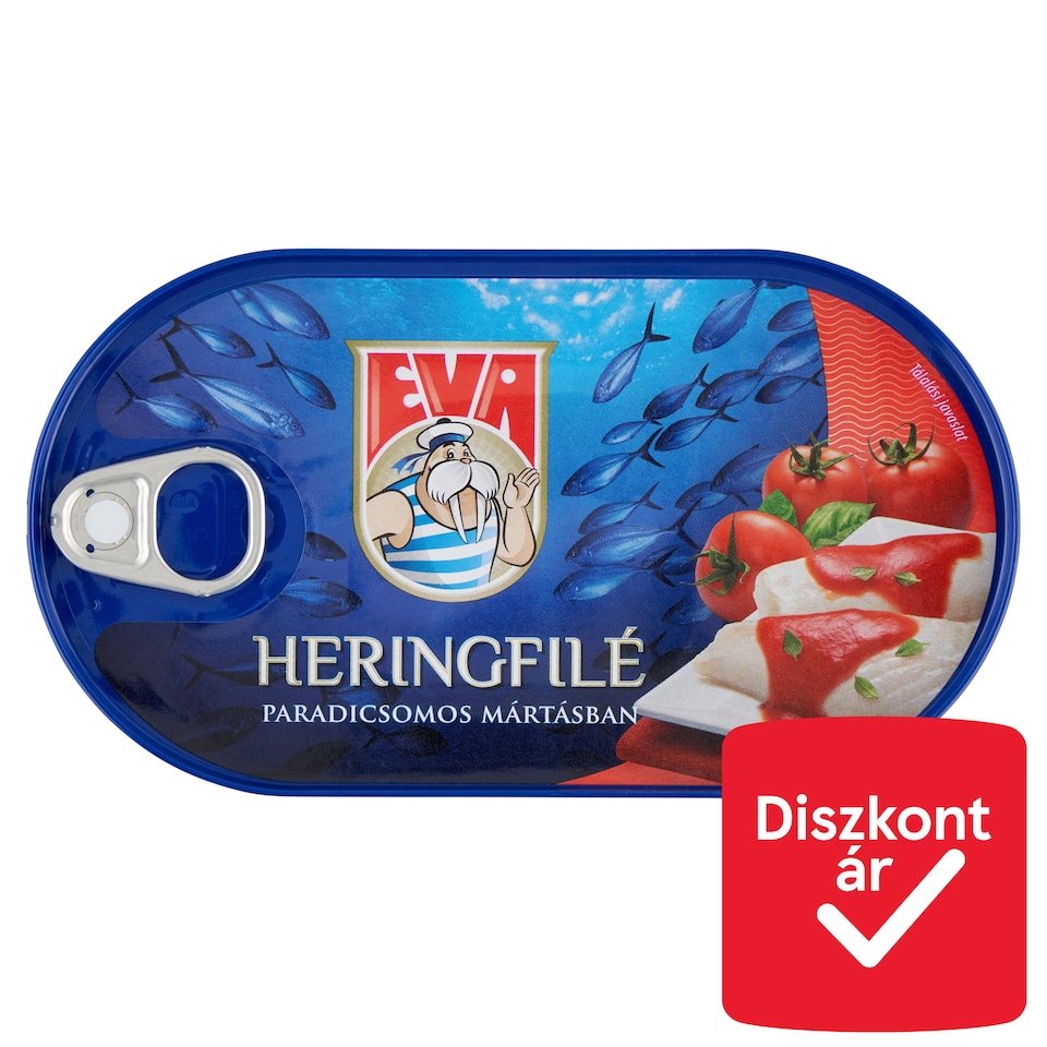 Eva heringfilé paradicsommártásban 170 g  1. kép