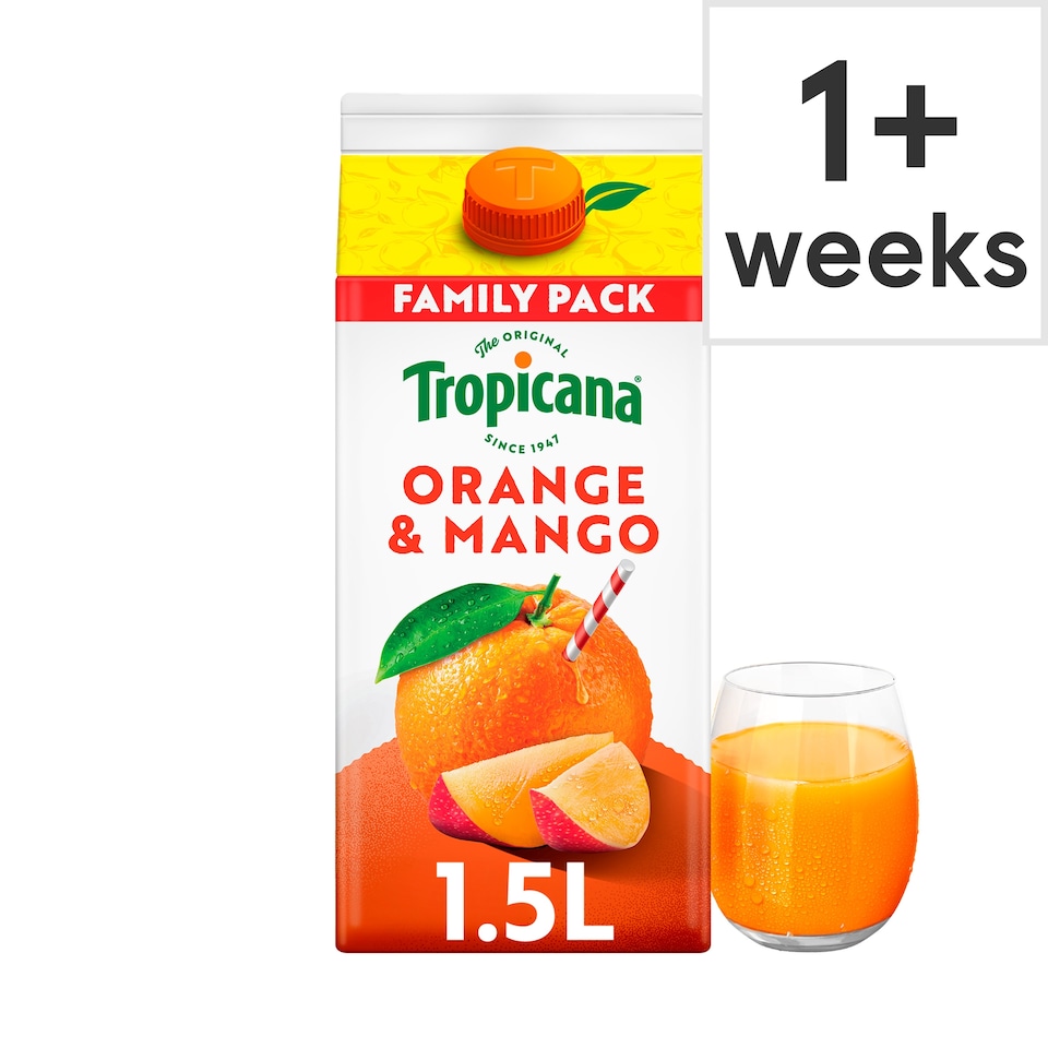 Tropicana Pure Orange & Mango Fruit Juice 1.5L