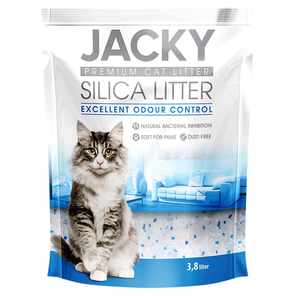 Jacky szilika macska alom 3,8 l