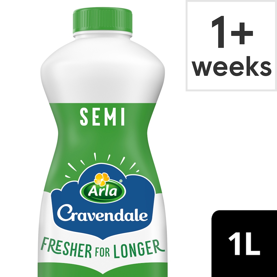 image 1 of Cravendale Filtered Fresh Semi Skimmed Milk 1L Fresher for Longer