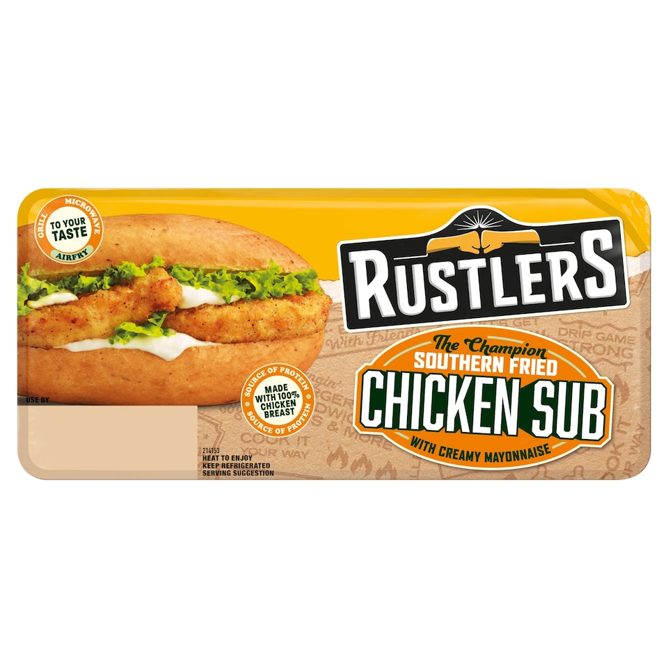 Rustlers Southern Fried Chicken Sandwich 158 G
