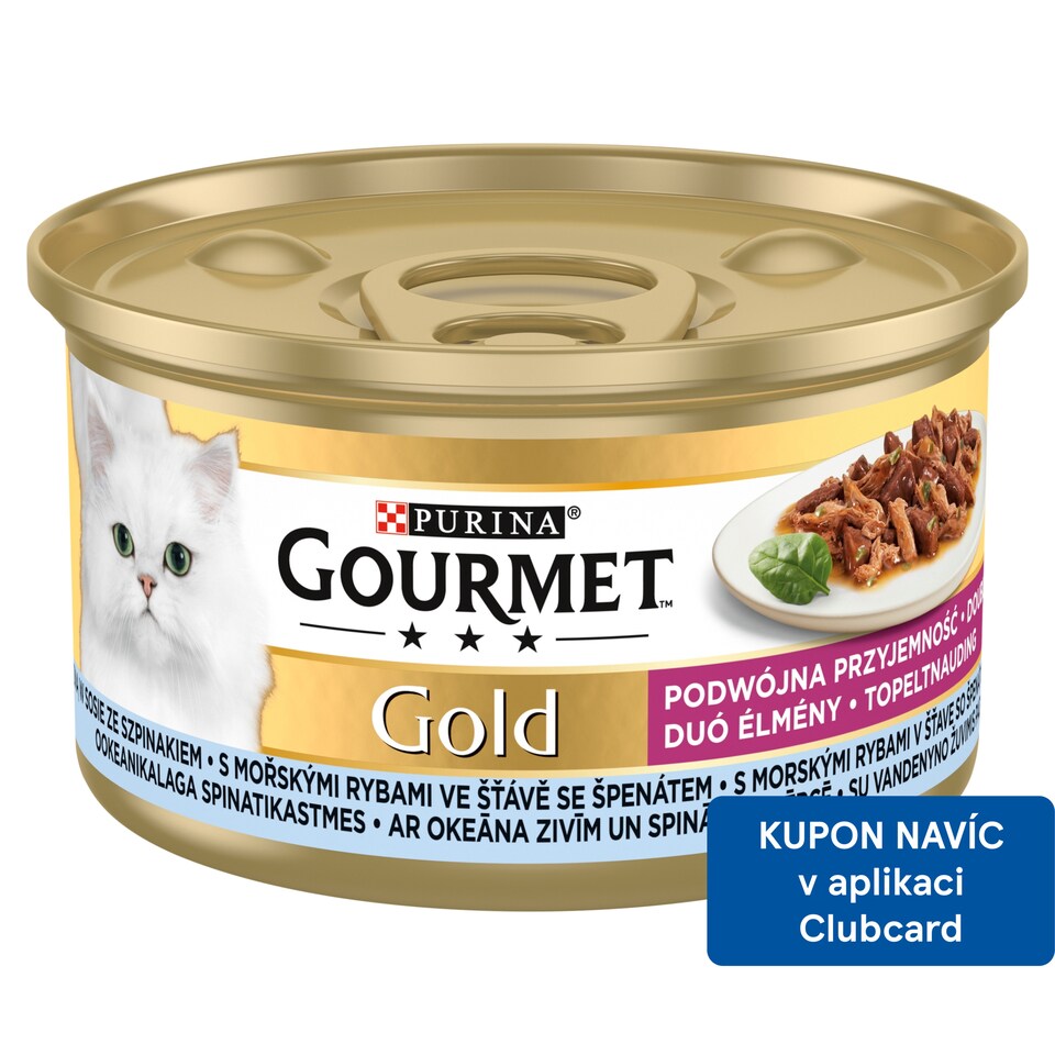 GOURMET GOLD Canned Food for Cats Sea Fish in Sauce 85g