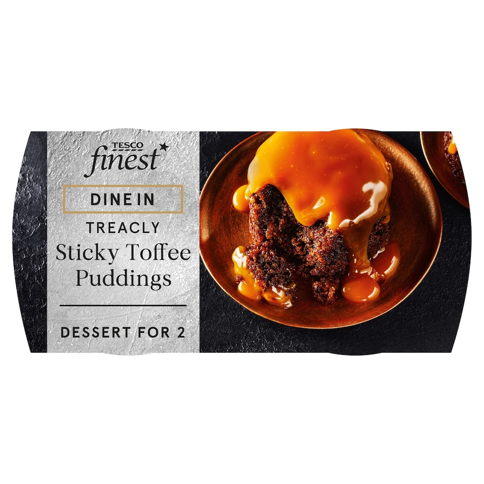 image 1 of Tesco Finest Dine In Sticky Toffee Puddings 260g