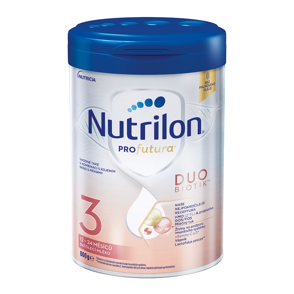 obrázok 1 z NUTRILON Profutura Duobiotik 3 batoľacie mlieko 800g