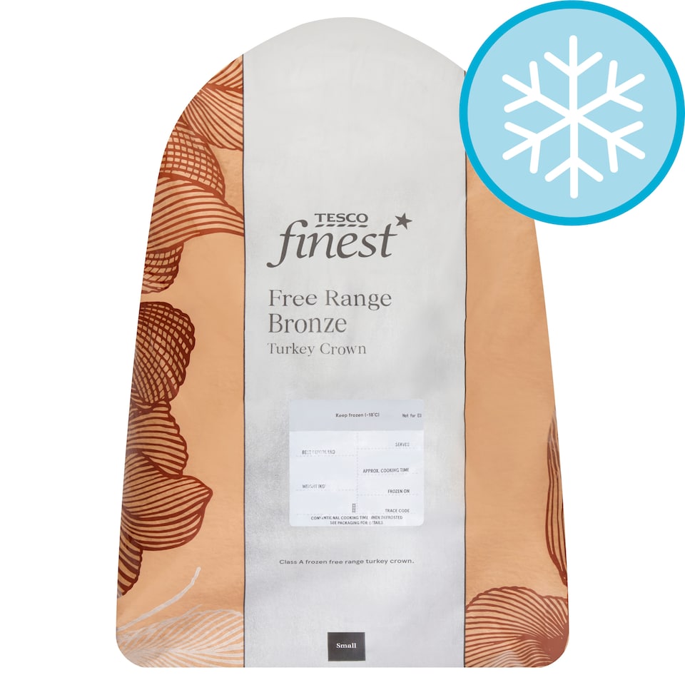 Tesco Finest Free Range Bronze Turkey Crown 1.3kg