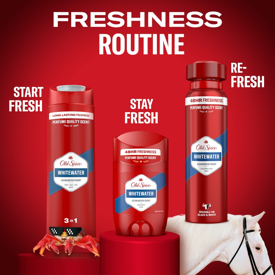 obrázok 1 z Old Spice Whitewater Tuhý Dezodorant Pre Mužov 50 ml