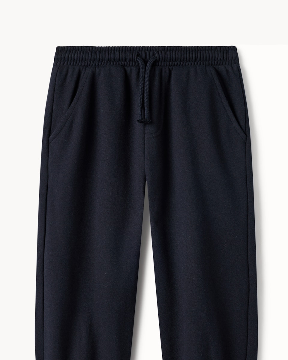 image 1 of F&F Boys 3-Pack Cotton Rich Cuffed Joggers in Blue