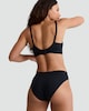 image 4 of F&F Contour Non Wired Crop Top in Black