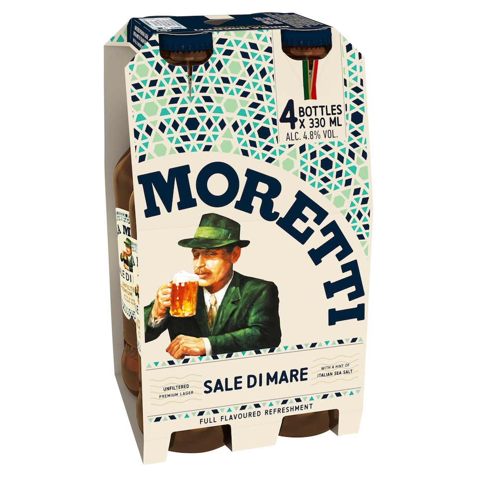 Birra Moretti Sale Di Mare Lager 4x330ml