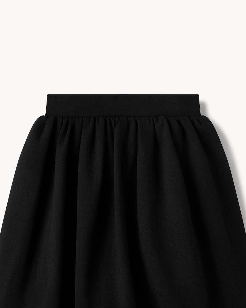 image 1 of F&F School Girls Puffball Skirt in Black