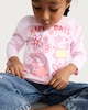 image 2 of Peppa Pig Pure Cotton Happy Days Long Sleeved Top in Pink
