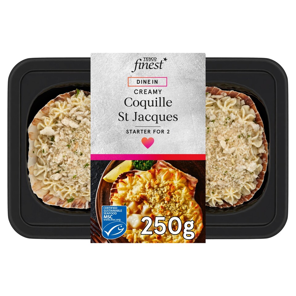 image 1 of Tesco Finest Coquille St Jacque With Panko Crumb 250G