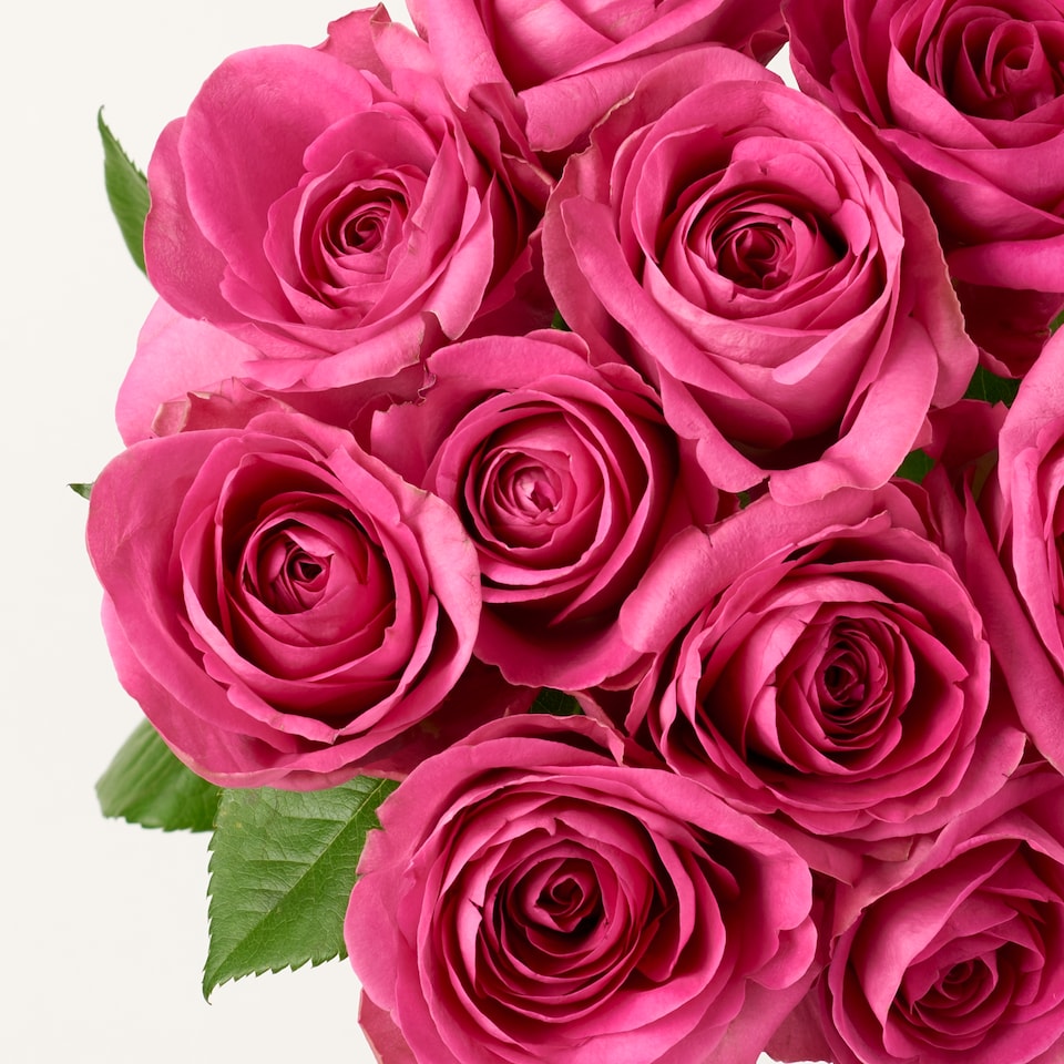 image 1 of Tesco Pink Roses Bouquet Small