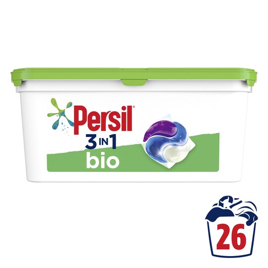 Persil 3 In 1 Biological Capsules 26 Capsules 702G Tesco Groceries