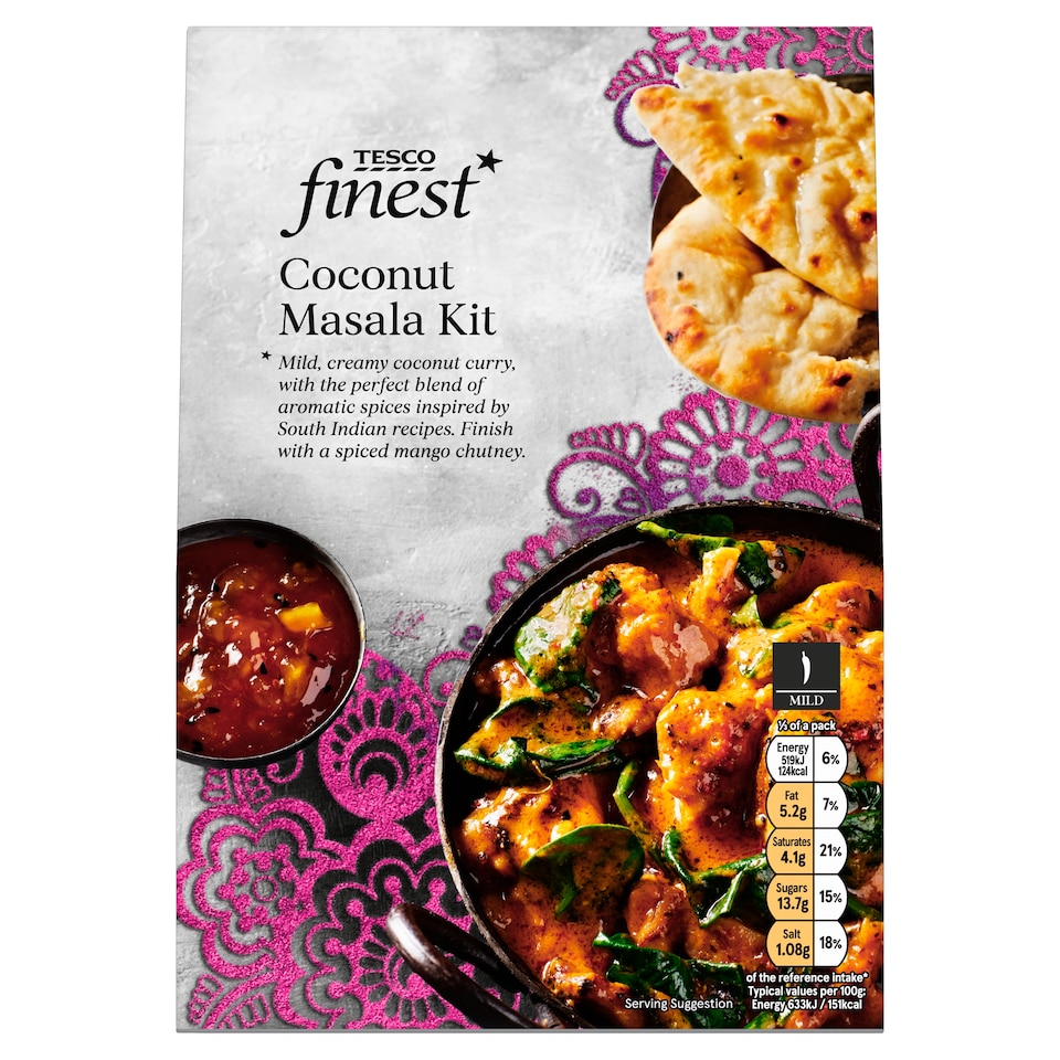 Tesco Finest Keralan Inspired Coconut Masala Kit 245g