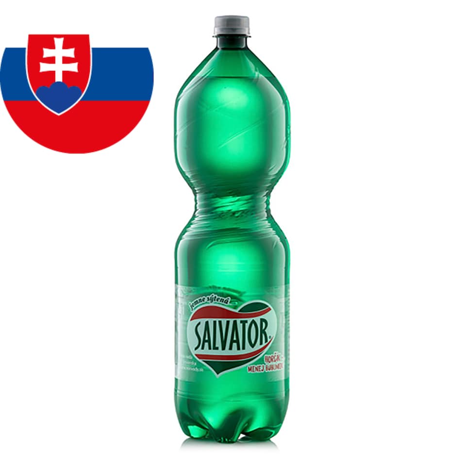 Salvator Prírodná minerálna voda jemne sýtená 2 l