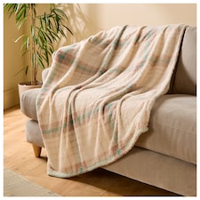 Silentnight Printed Check Throw