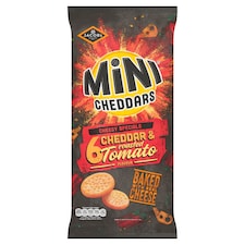 Jacob's Mini Cheddars Cheddar & Roasted Tomato Flavour Baked Snacks 6 x 23g