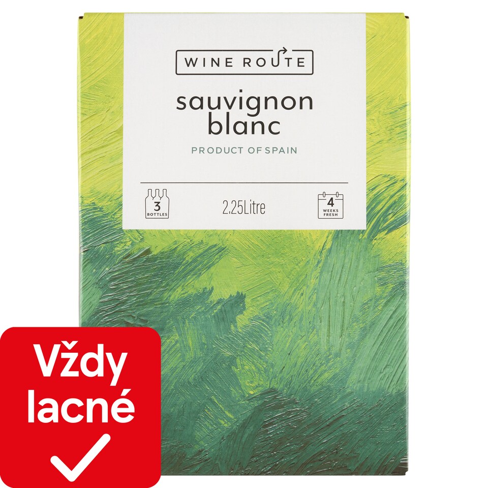 Wine Route Sauvignon Blanc biele víno polosuché 2,25 l