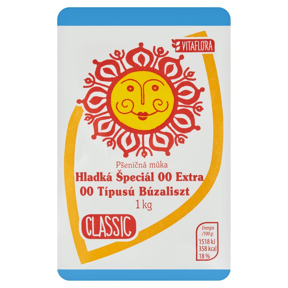 Vitaflóra Classic pšeničná múka hladká špeciál 00 extra 1 kg