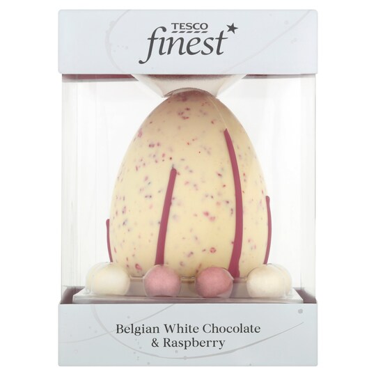 Tesco Finest 6 Belgian, White & Raspberry Egg 360G Tesco Groceries