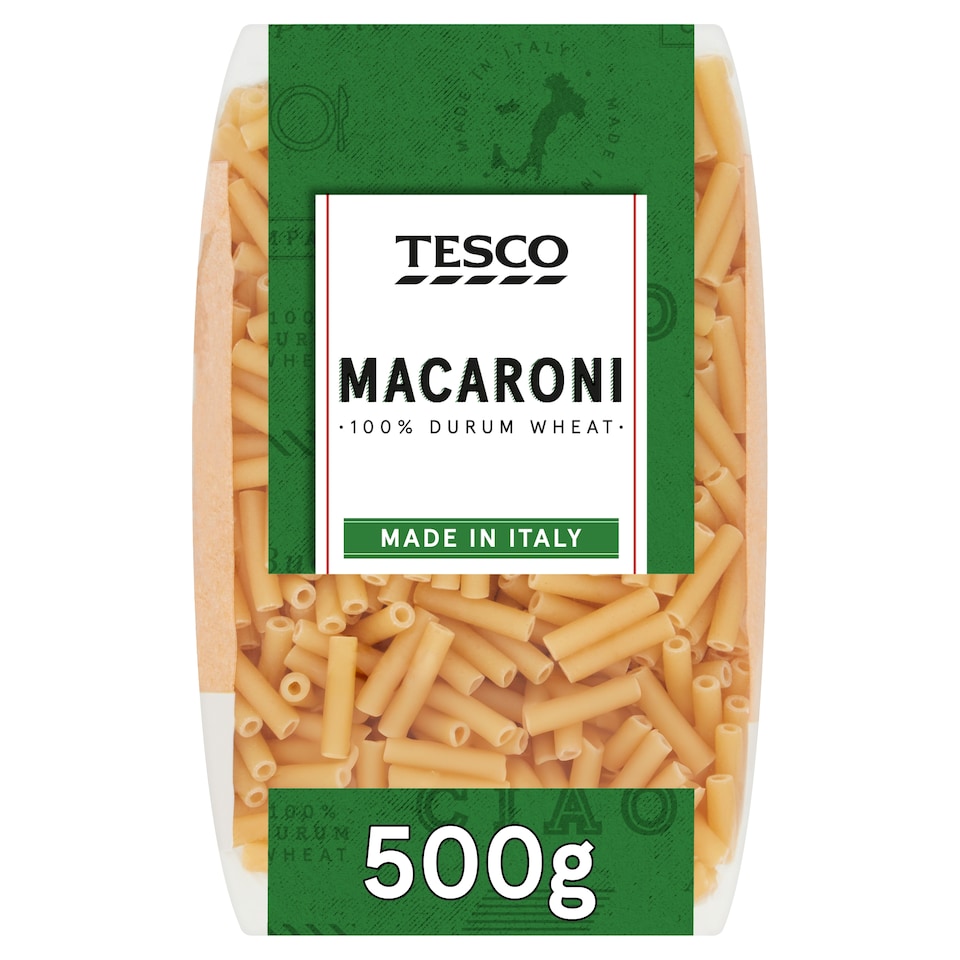 Tesco Macaroni Pasta 500G