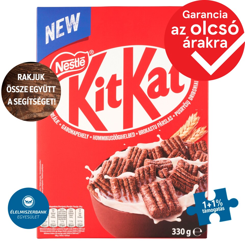 Nestlé Kit-Kat Cocoa-Flavored Crunchy Cereal with Milk Chocolate 330 g