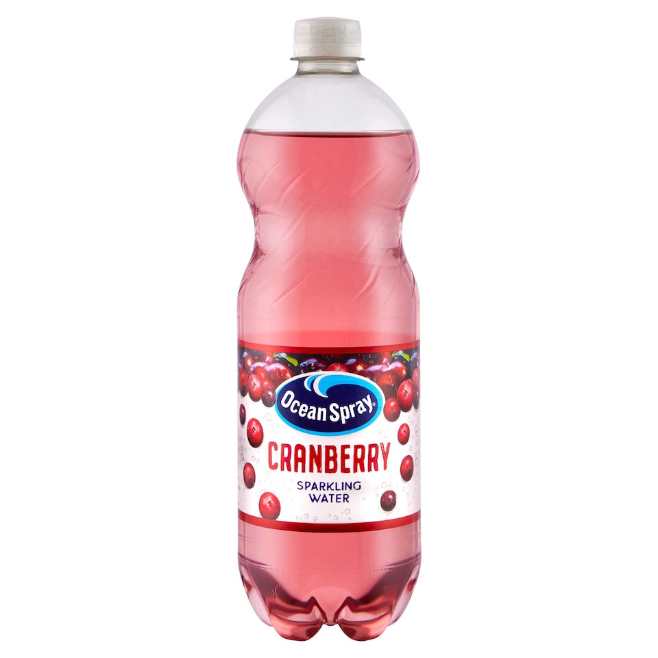 Ocean Spray Sparkling Water Cranberry 1 Litre