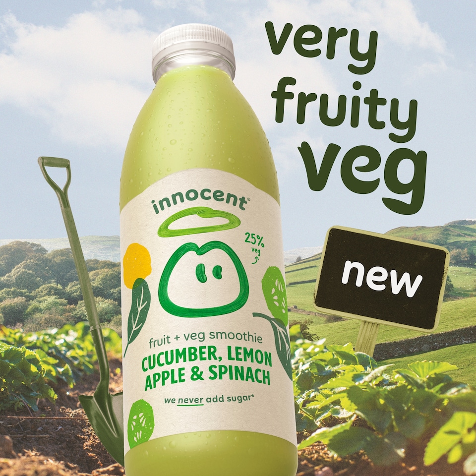 image 1 of innocent Cucumber, Apple, Lemon and Spinach Smoothie 750ml