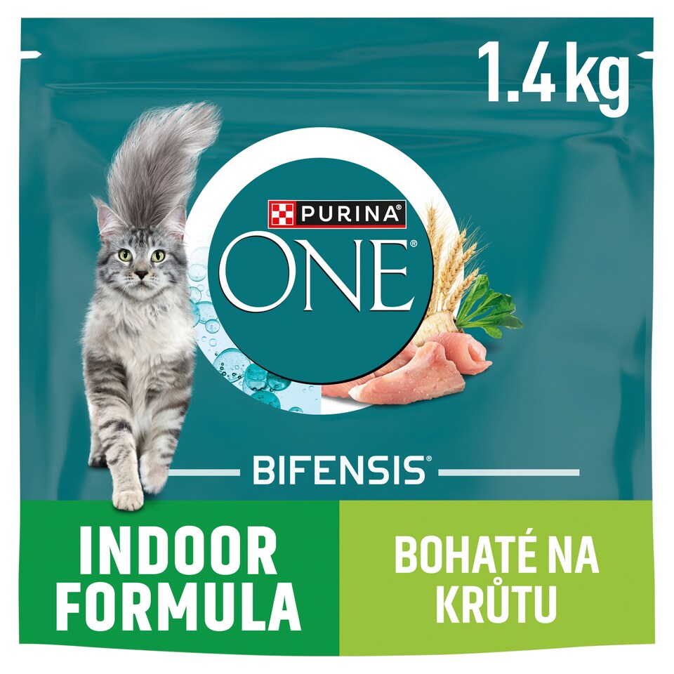 Obrázek 1 pro produkt Purina ONE Bifensis Indoor granule pro kočky krůta 1,4kg