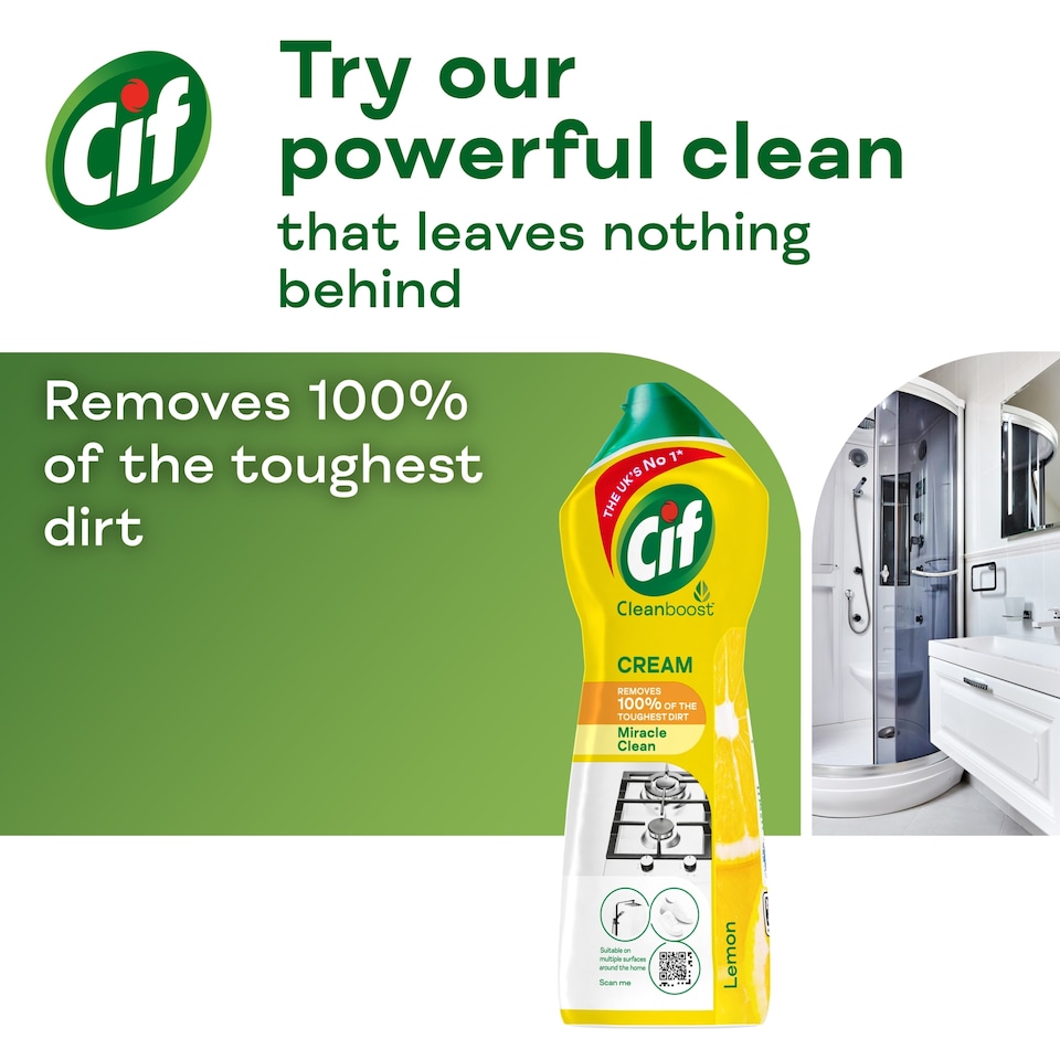 image 1 of Cif Lemon Cream Cleaner 750Ml