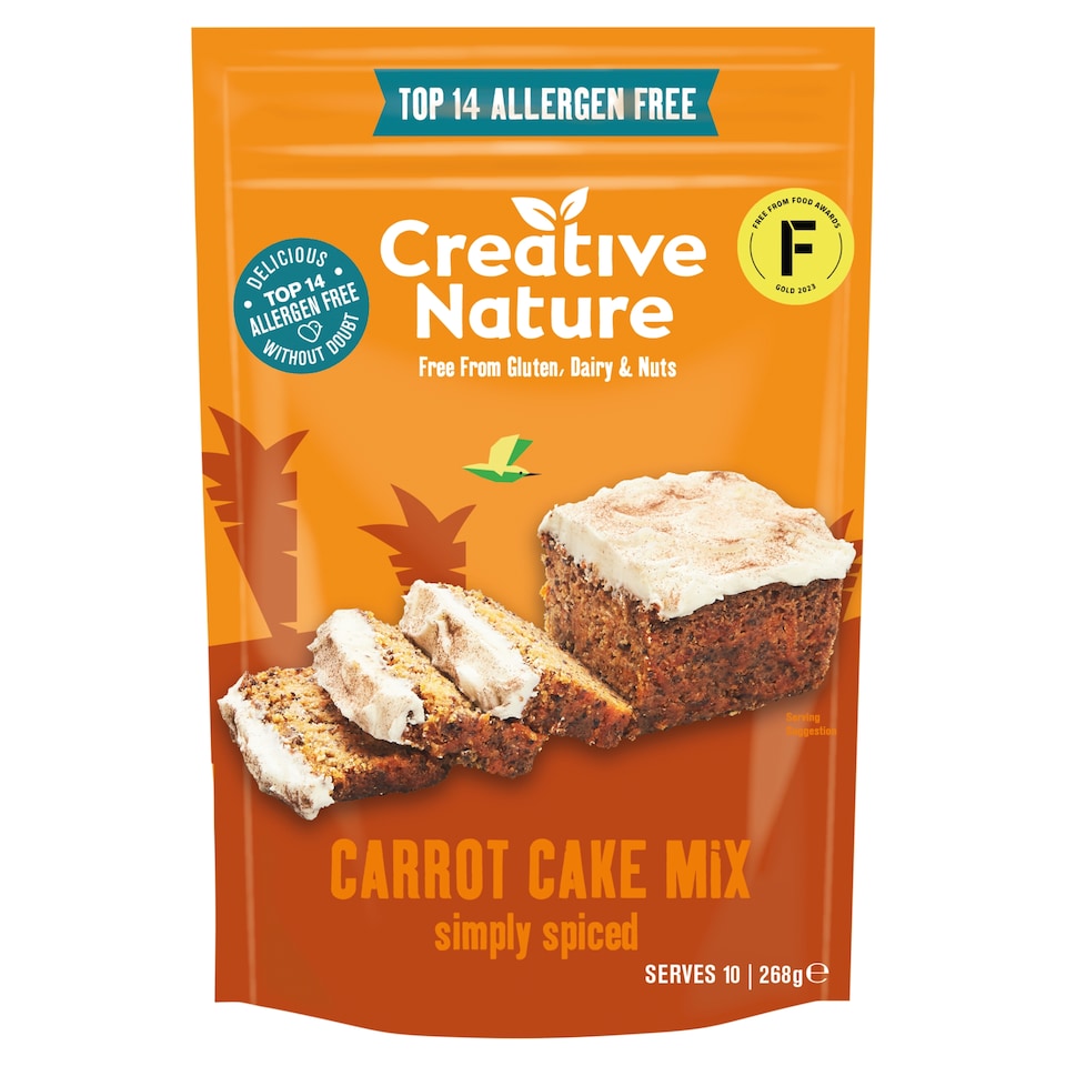 Creative Nature Free From Carrot Cake Mix 268g