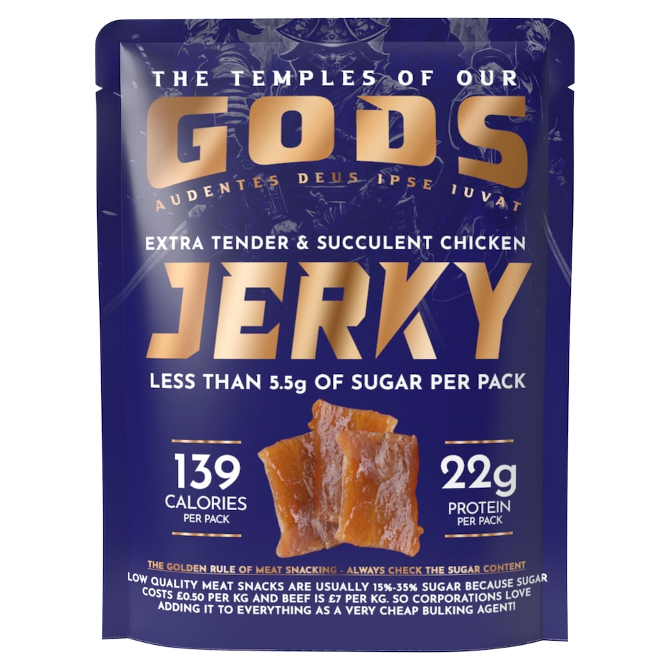THE TEMPLES OF OUR GODS Extra Tender Chicken Jerky 55G