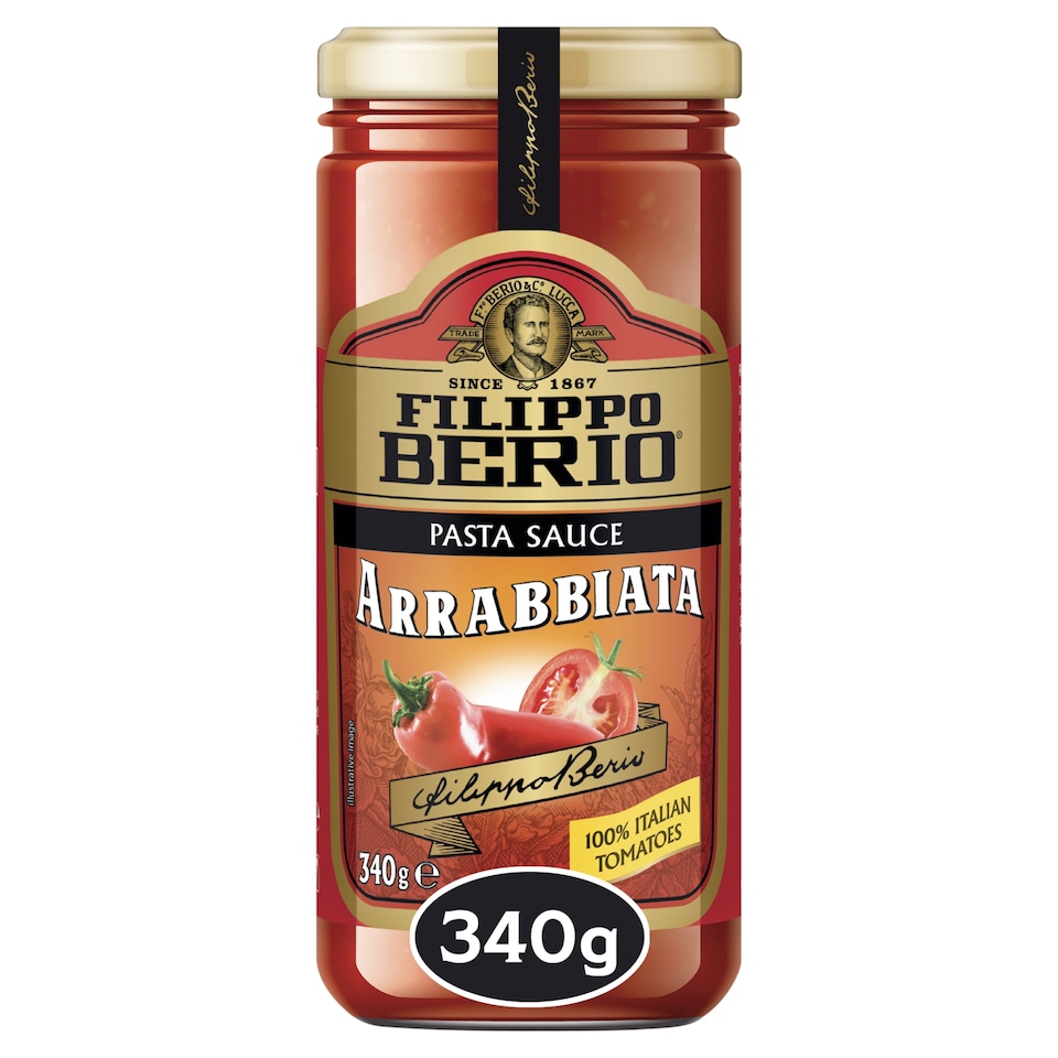 Filippo Berio Arrabbiata Pasta Sauce 340G