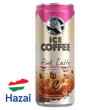 Ice Coffee Pink Latte Strawberry-White Chocolate Flavoured UHT with Milk and Coffee Extract 250 ml