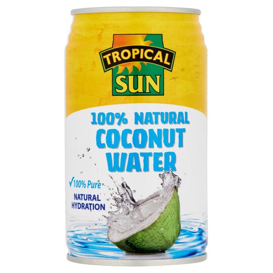 Tropical Sun Natural Coconut Water 330Ml Tesco Groceries
