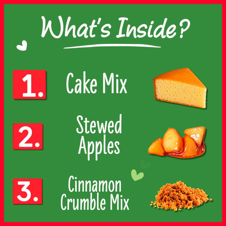 image 1 of Betty Crocker Apple Crumble Cake Kit 388g