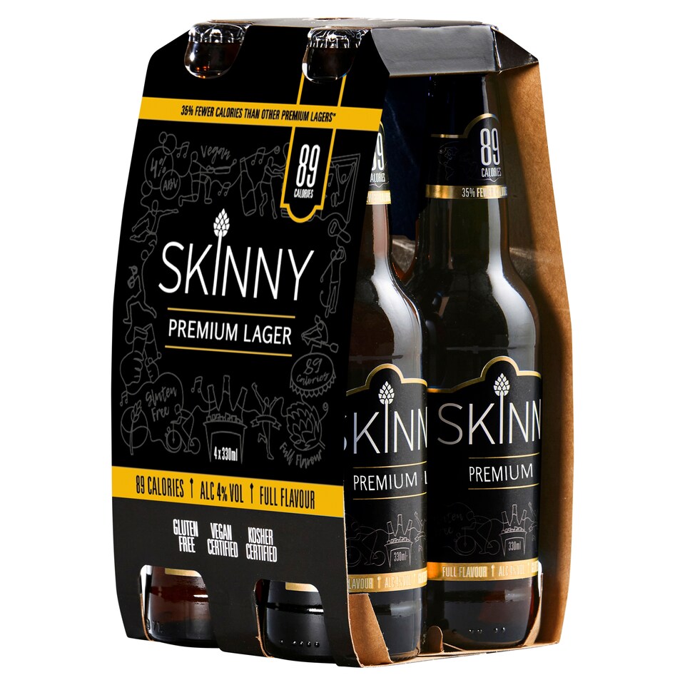 Skinny Brands Lager 4X330ml