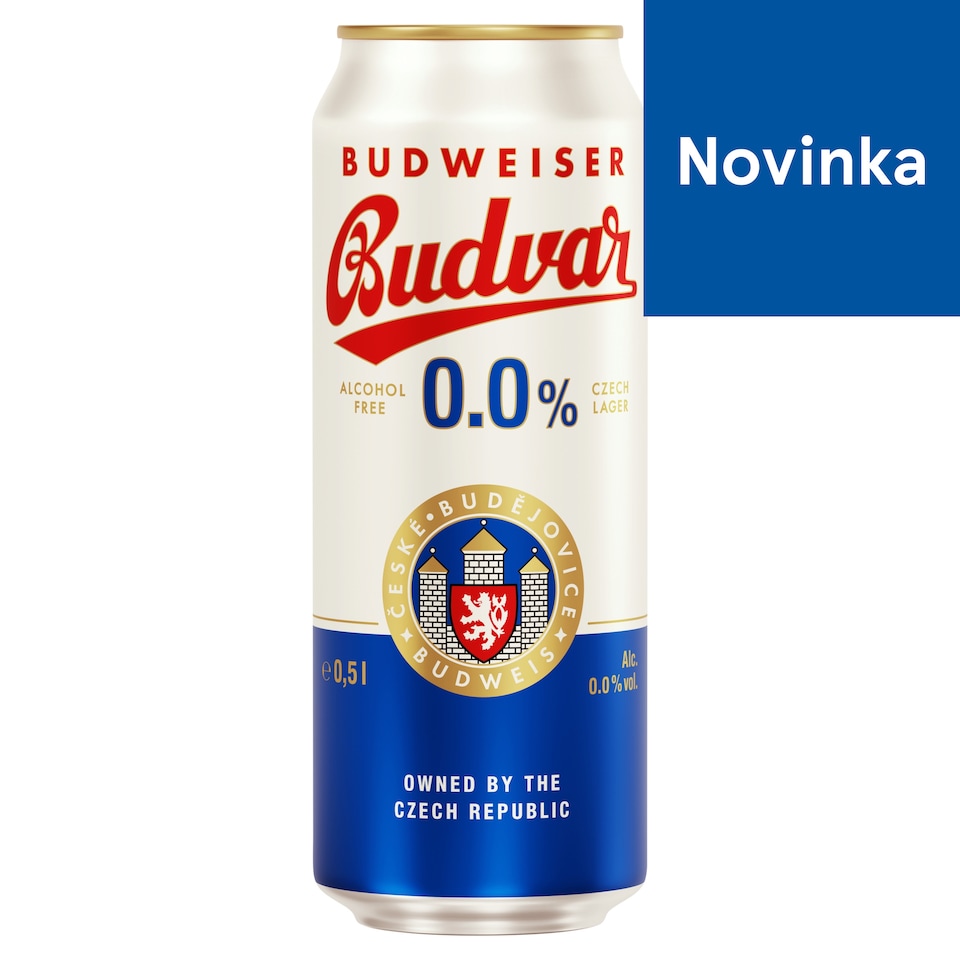 Budweiser Budvar 0.0% Light Non-Alcoholic Beer 0.5 L