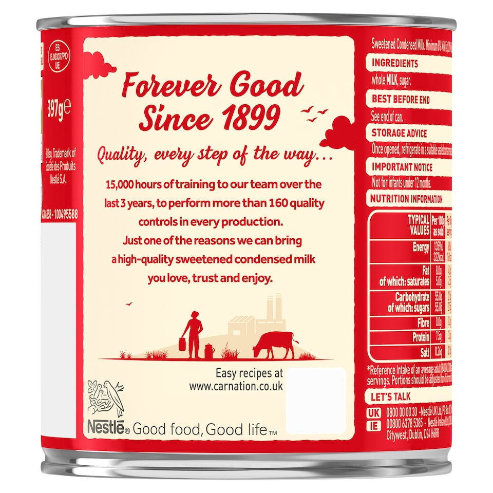 image 1 of Carnation Sweetened Condensed Milk 397g