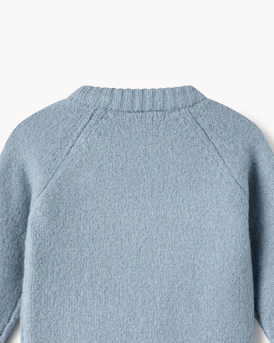 image 1 of F&F Baby Winter Bear Jumper in Blue