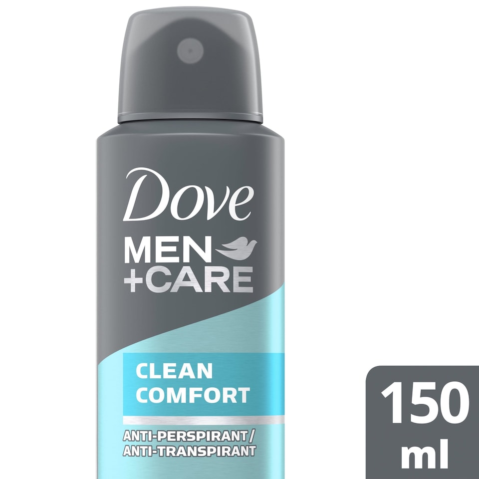 image 1 of Dove Men+Care Clean Cmfrt Antiperspirant Deodorant 150Ml