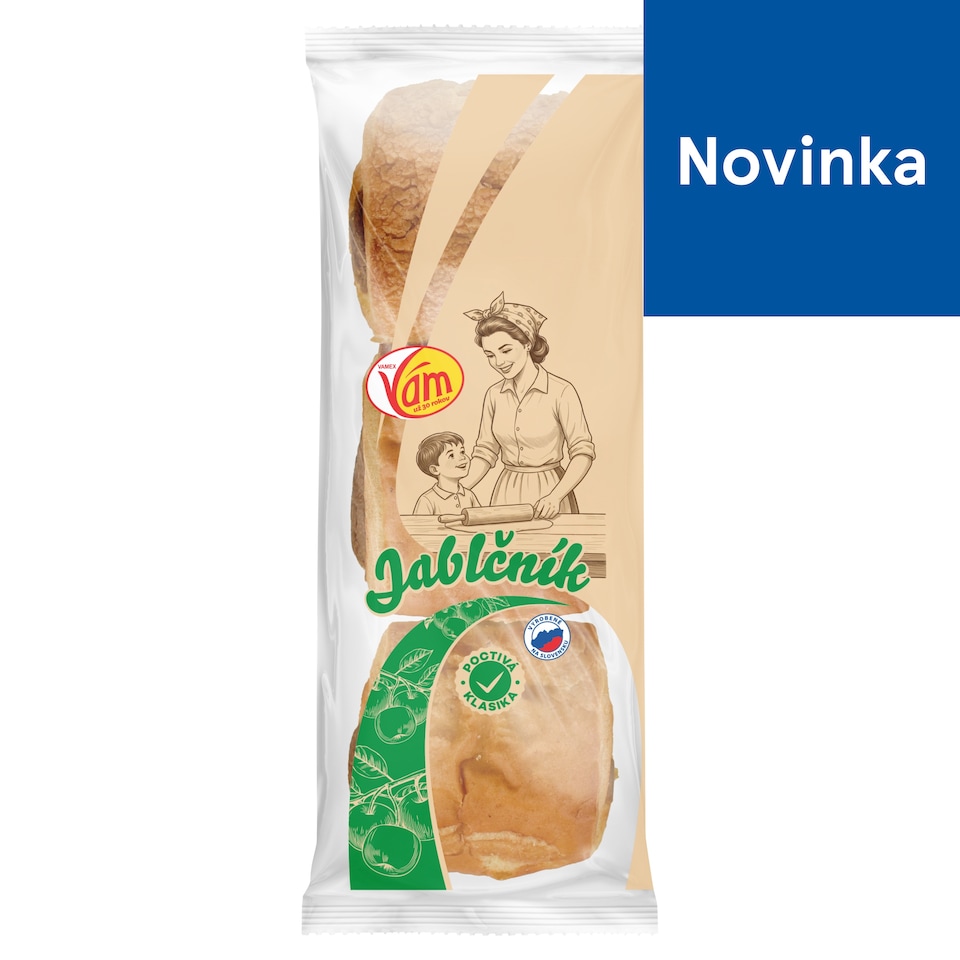 Vamex Jablčník šatôčka s jablkovou náplňou a so škoricou 3 x 50 g (150 g)