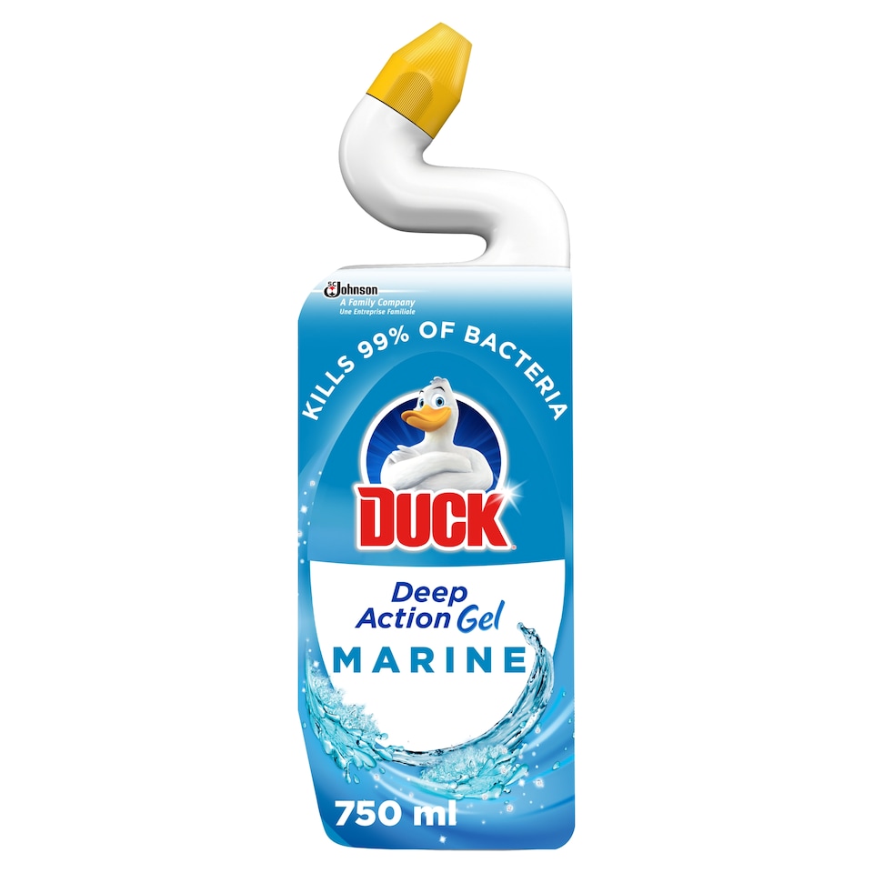 image 1 of Duck Deep Action Toilet Cleaner Gel - Marine 750ml
