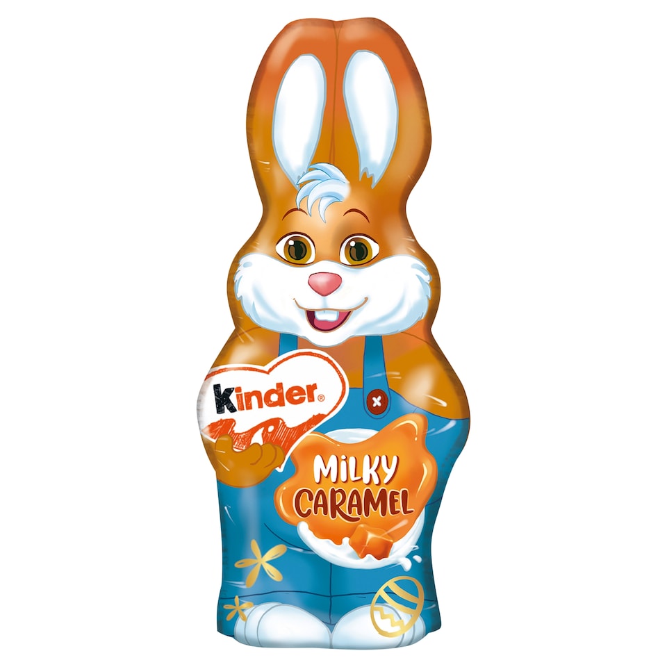 Kinder Chocolate Figure Caramel with Cocoa Butter and Milk Caramel Coating 110 g