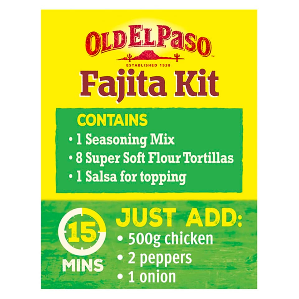 image 1 of Old El Paso Smoky Bbq Fajita Dinner Kit 500G