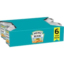 Heinz Baked Beans No Added Sugar in Tomato Sauce 6x200G
